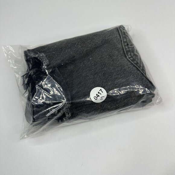 Everlane Women’s Black The Relaxed Denim Cut-Off‎ Jean Shorts 25-29/L5.75 - Picture 11 of 11